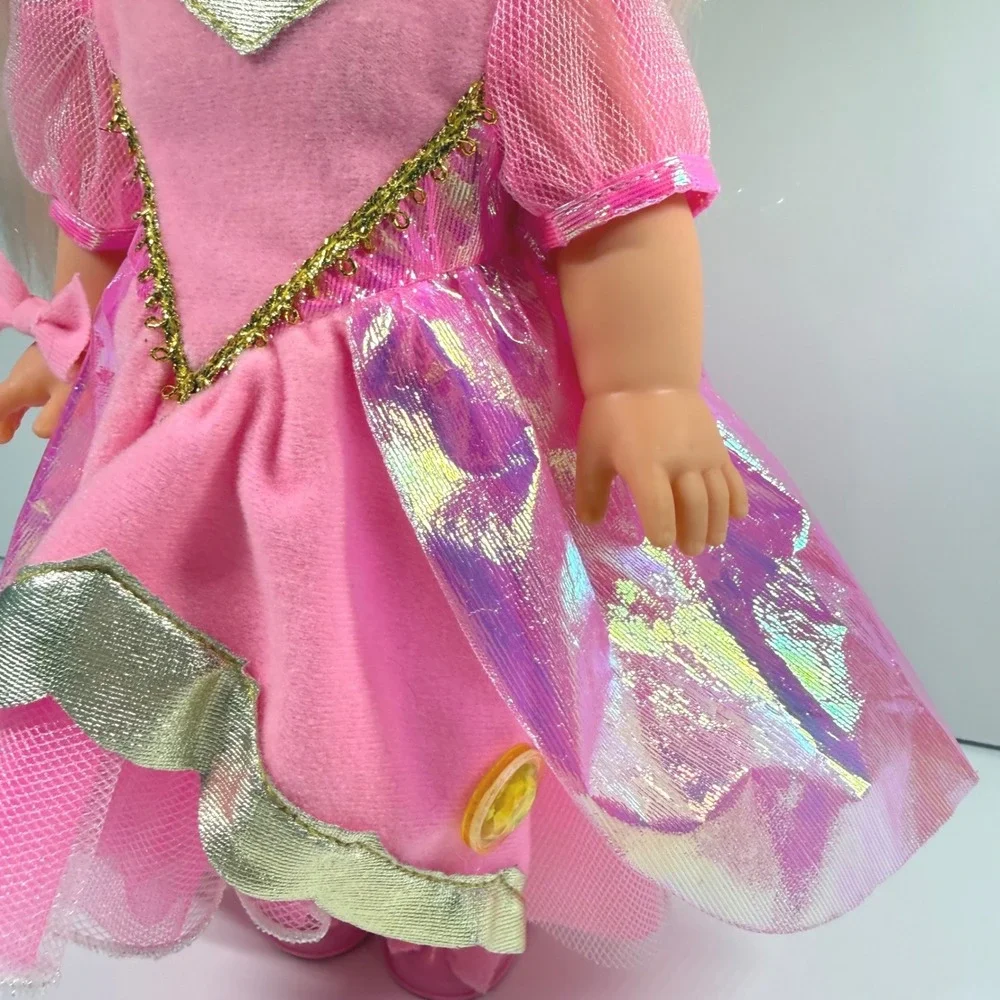 Vintage Little Lil Miss Magic Jewels Doll Mattel 1988 1977 Original Pink Dress